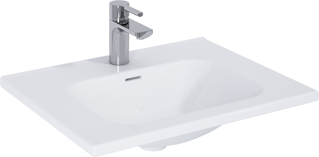 ELITA  145710  UMYWALKA PIAZZA 60 CERAM WHITE   *30  *W   wycofane, dostępne do wyczerpania zapasów  **ekspo - Powystawowy Chełm