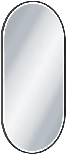 EXCELLENT Corido Lustro LED 100x50cm Owalne Czarne Z Matą Grzewczą DOEX.CO100.050.BL - Powystawowy Krosno