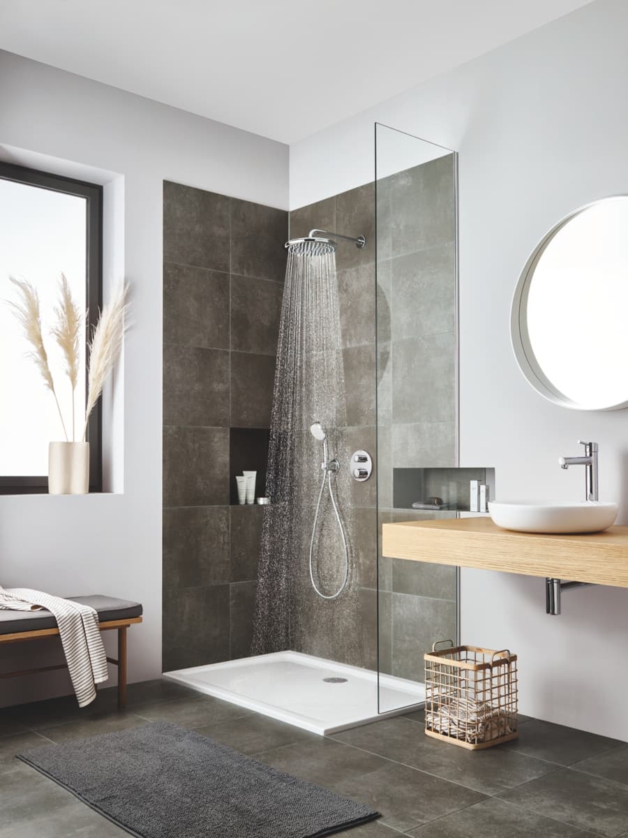 GROHE 24076000 Grohtherm THM trimset shower round  **ekspo - Powystawowy Warszawa