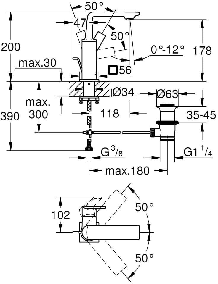 GROHE 32757001 Allure bateria umywalkowa,  Rozmiar M  **ekspo - Powystawowy Białystok