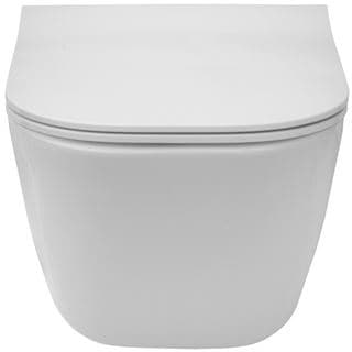 ROCA GAP SQUARE COMPACTO ZESTAW Miska wc podwieszana Rimless + deska wolnoopadająca slim duroplast  A34H473000  *12 - Powystawowy Zielona Góra