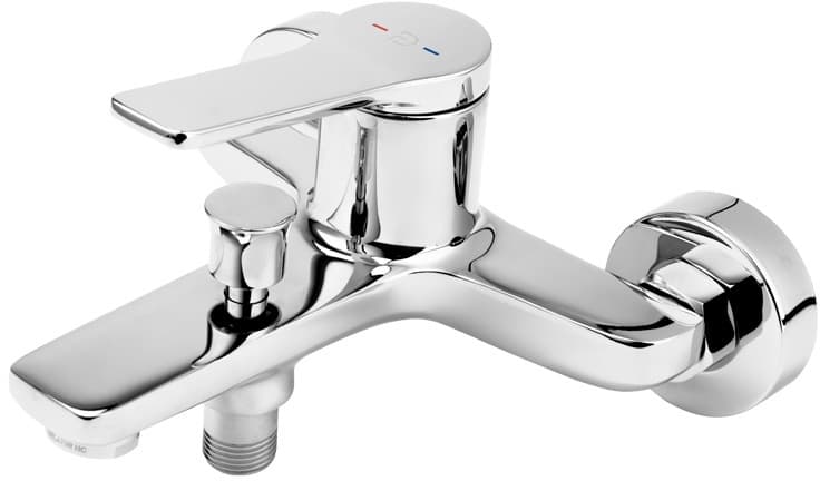 FDESIGN SEPPIA Bateria wannowa  z przełącznikiem natrysku bez kompletu natryskowego chrom FD1-SPA-1-11 - Powystawowy Siedlce
