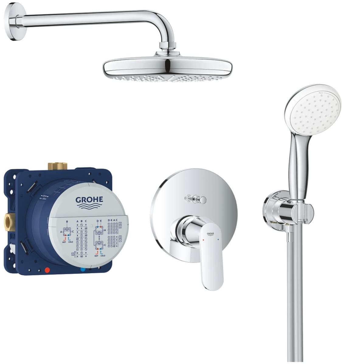 GROHE  25219001 Tempesta zestaw prysznicowy Eurosmart Cosmopolitan - Powystawowy Giżycko
