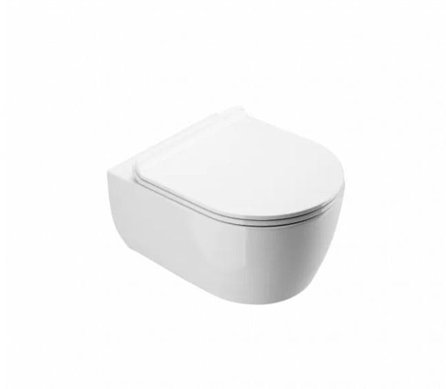EXCELLENT Miska wiząca wc bezrantowa DOTO PURE-RIM 48 CEEX.1404.485.WH + deska *12  P - Powystawowy Poznań