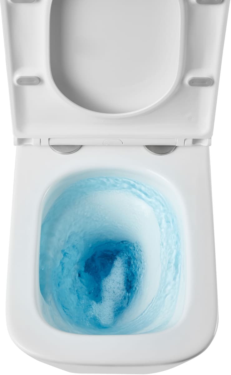 IO GOL PLUS miska wc wisząca Spin Flux plus 490x340x385 mm zabudowana od dołu z deską slim wolnoopadającą z funkcją łatwego wypinania CE.GOLSF.490.102E-UQ3.I - Powystawowy BLU Salon Łazienek Jelenia Góra