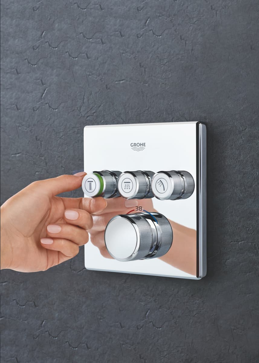 GROHE Grohtherm SmartControl Bateria termostatyczna do obsługi trzech wyjść wody   nr kat. 29126000  **ekspo - Powystawowy Warszawa