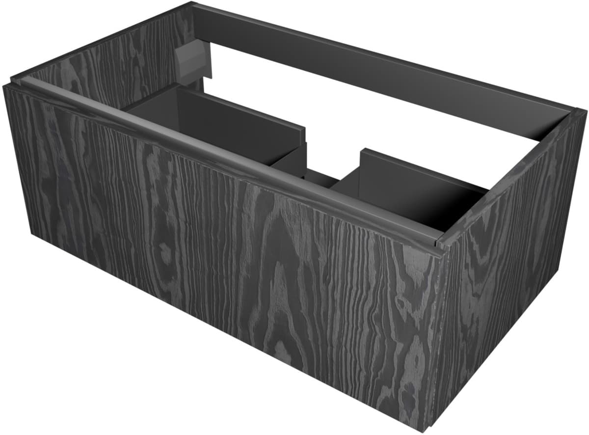 IO WOOD. 1S 80 szafka wisząca z jedną szufladą Milenium Nero 800X455mm ML.WO.1S.80.MN *W  **ekspo - Powystawowy Mińsk Mazowiecki