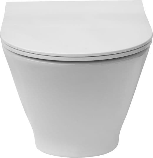 ROCA GAP ROUND COMPACTO ZESTAW Miska wc podwieszana Rimless + deska wolnoopadająca slim duroplast  A34H0N3000  *12 - Powystawowy Nowy Sącz
