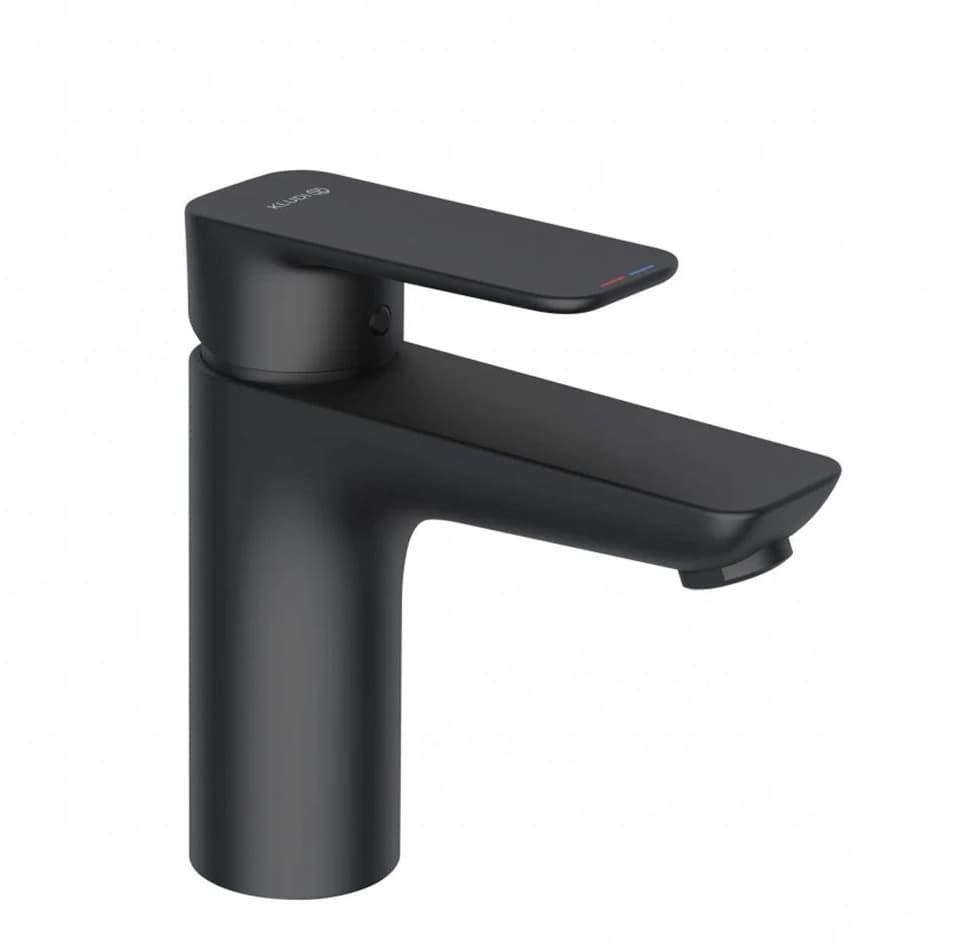 KLUDI PURE&STYLE J XL bateria umywalkowa 100, bez zestawu odpł. 402923975 czarny mat   P - Powystawowy Dębica