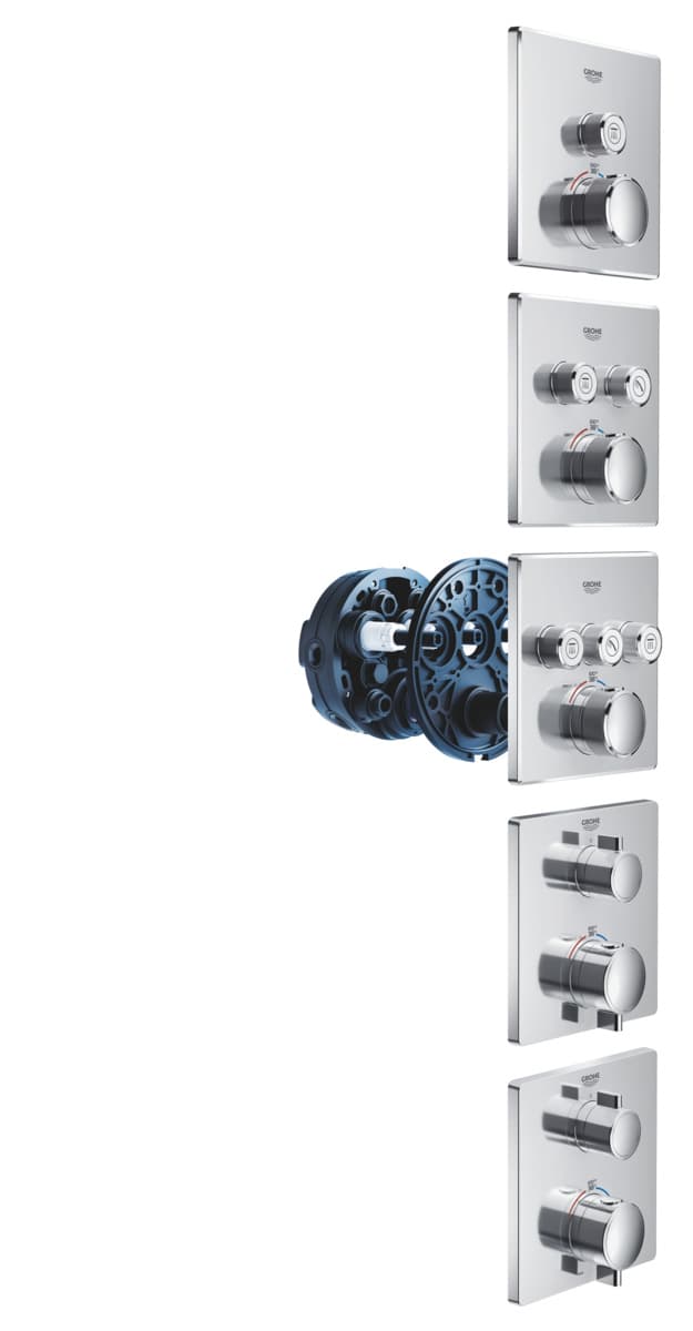 GROHE Grohtherm SmartControl Bateria termostatyczna do obsługi trzech wyjść wody   nr kat. 29126000  **ekspo - Powystawowy Warszawa