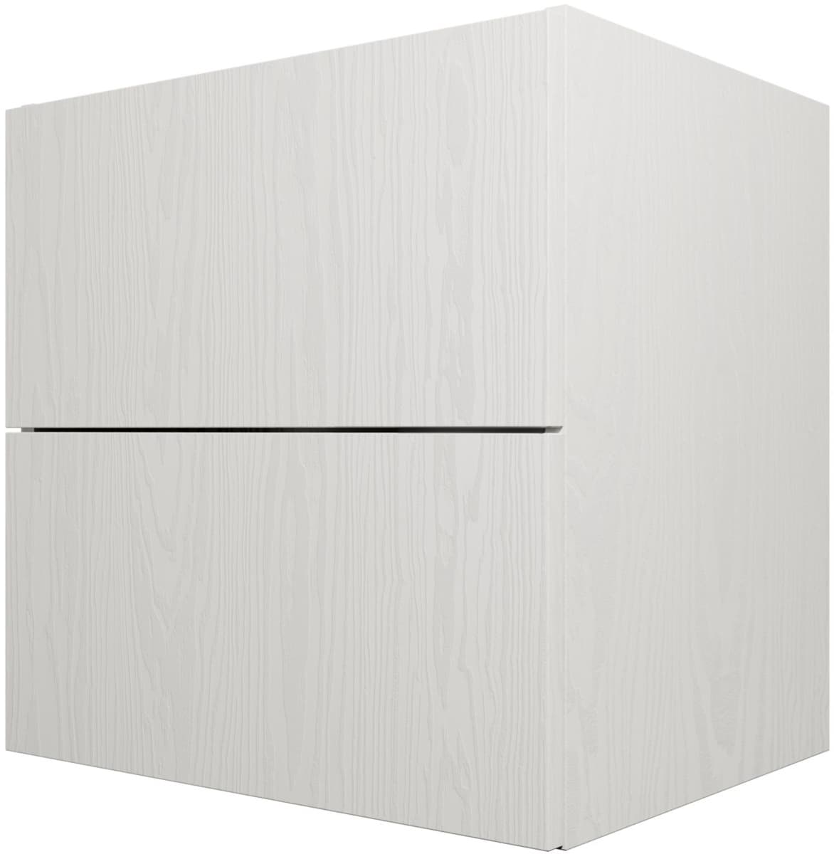 IO WOOD. 2S 60 - szafka wisząca z dwiema szufladami Milenium White 600x455mm ML.WO.2S.60.MW *W  **ekspo - Powystawowy Bielsko-Biała