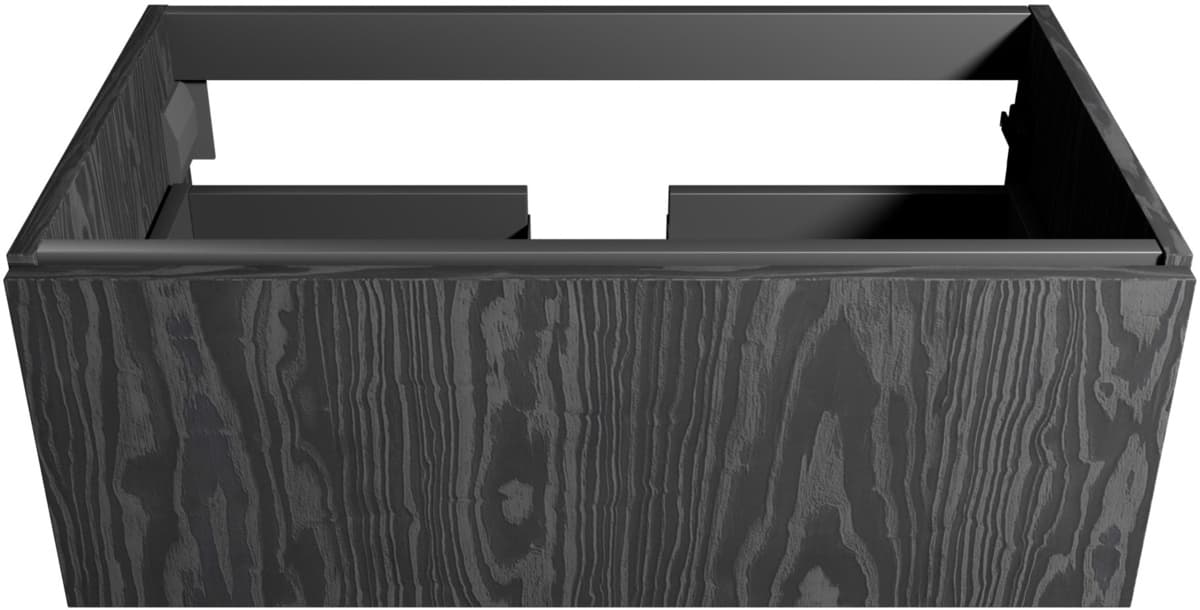 IO WOOD. 1S 80 szafka wisząca z jedną szufladą Milenium Nero 800X455mm ML.WO.1S.80.MN *W  **ekspo - Powystawowy Bielsko-Biała
