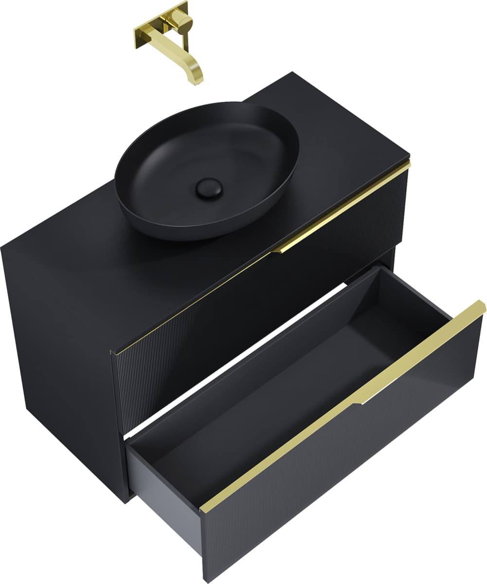 ELITA  RE011004047160   168746  SZAFKA SOHO 100 2S BLACK MATT PDW   *3 - Powystawowy Nowy Sącz