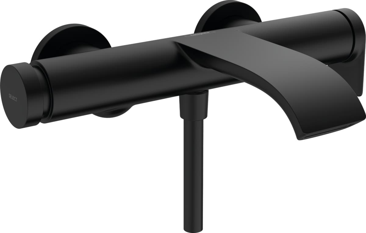 HANSGROHE 75420670 Vivenis Jednouchwytowa bateria wannowa do montażu natynkowego czarmny mat Czarny Matowy  **ekspo - Powystawowy Łódź Pojezierska