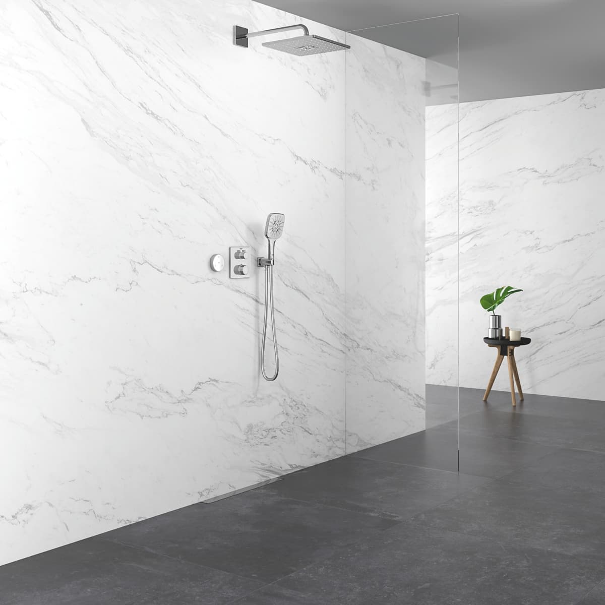 GROHE 24079000 Grohtherm bat.prysznicowa do obsługi 2 wyjść wody  **ekspo - Powystawowy Warszawa