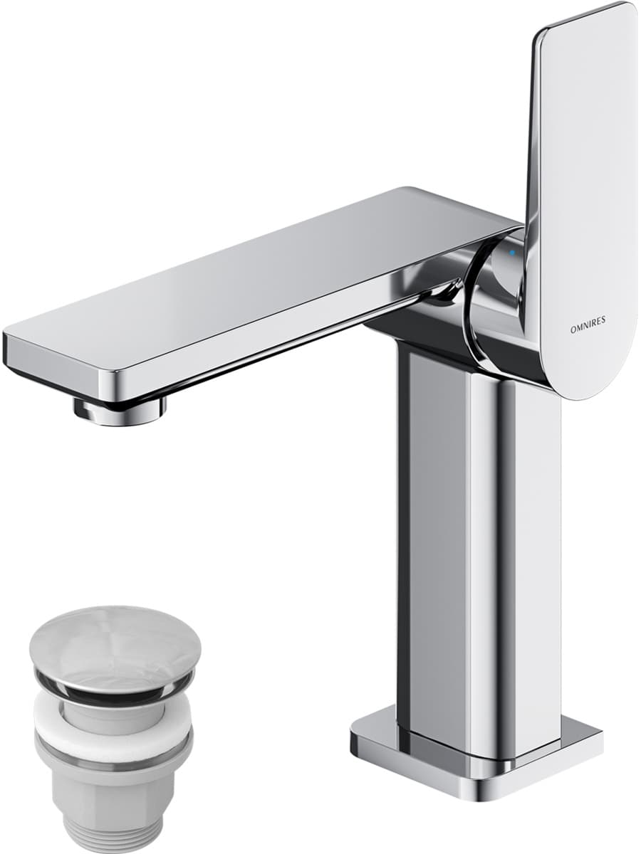 OMNIRES PARMA bateria umywalkowa z korkiem klik-klak PM7411XCR chrom  **ekspo - Powystawowy Chełm