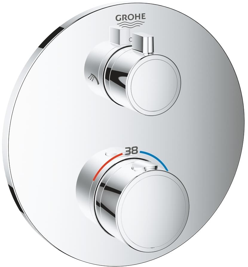 GROHE 24076000 Grohtherm THM trimset shower round  **ekspo - Powystawowy Cieszyn