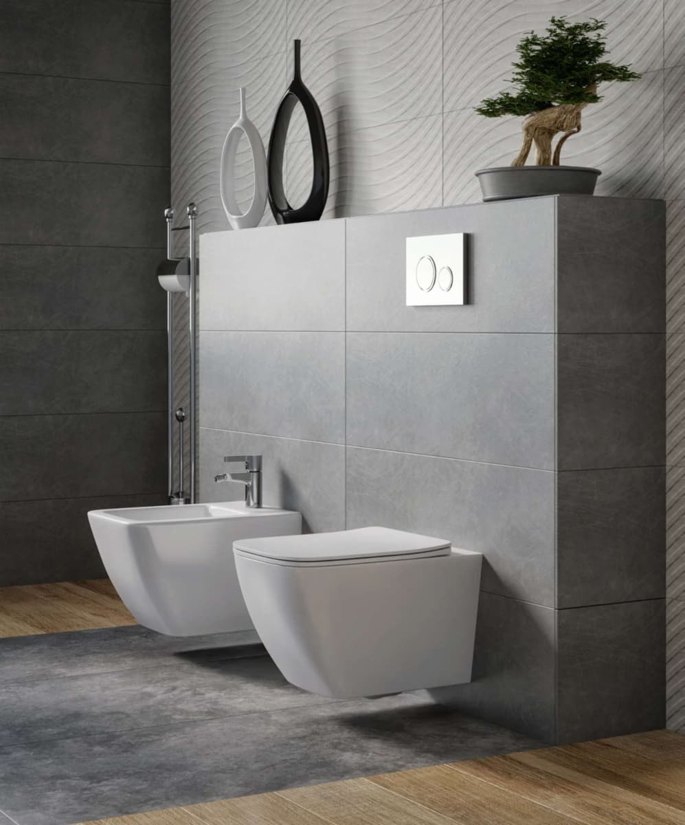 IO ARNOY miska wc wisząca Rimless 515x355 mm z deską duroplast slim wolnoopadającą z funkcją łatwego wypinania CE.ARNWC515 *16  *W  **ekspo - Powystawowy Bielsko-Biała