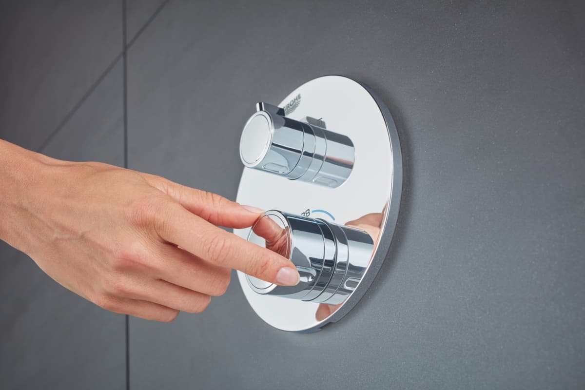 GROHE 24076000 Grohtherm THM trimset shower round  **ekspo - Powystawowy Warszawa