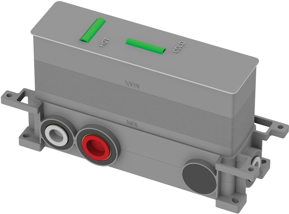 OMNIRES Element podtynkowy termostatycznej baterii 3-wyjściowej BOXTE3F - Nowy Kalisz