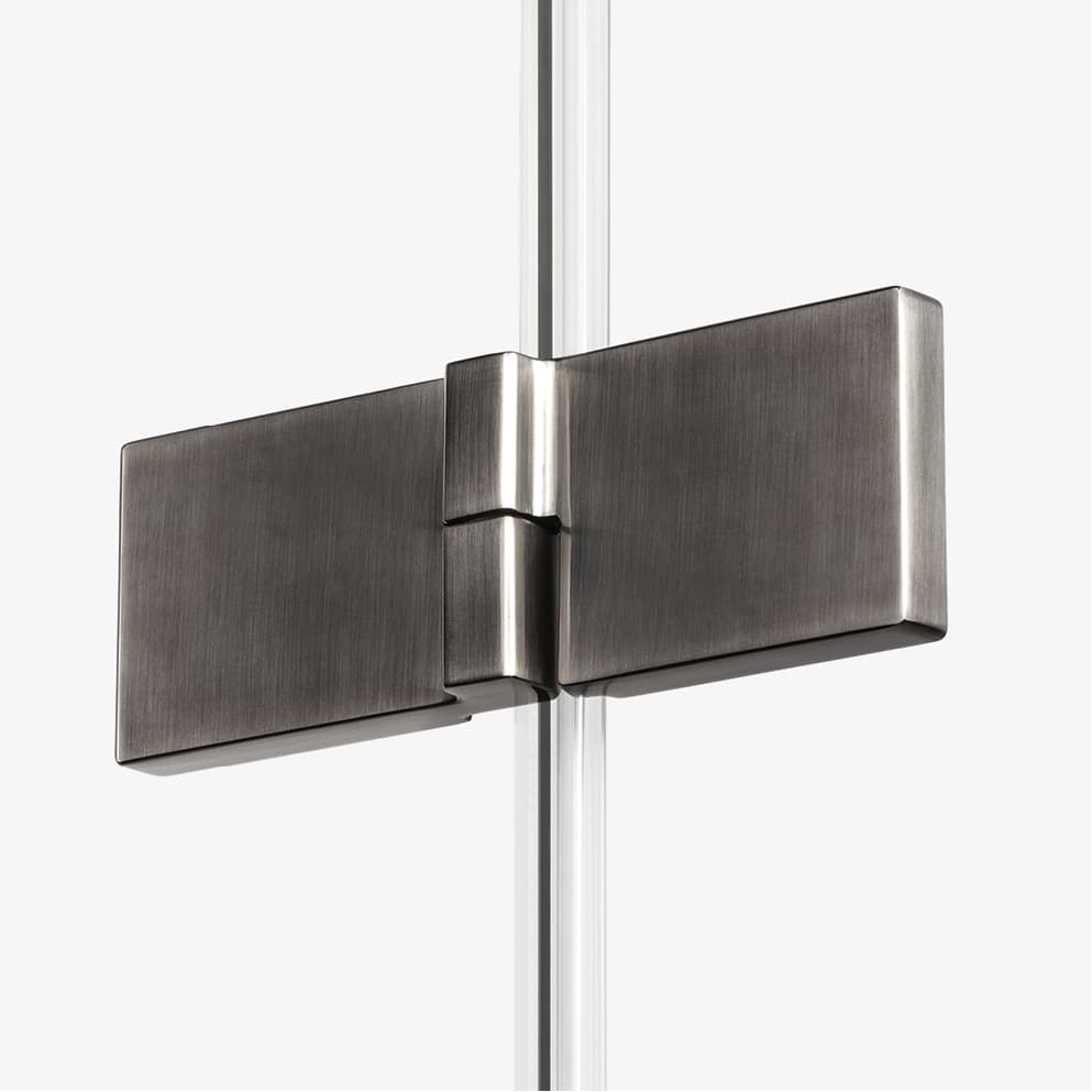 NEW TRENDY KABINA  AVEXA GUNMETAL BRUSHED KWADRATOWA P  90x90x200 CZYSTE 6mm ACTIVE SHIELD    EXK-3356  **ekspo - Powystawowy Katowice