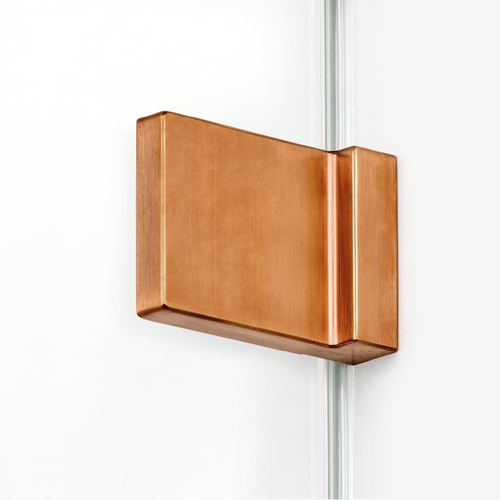 NEW TRENDY KABINA AVEXA COPPER BRUSHED KWADRATOWA L 90x90x200 CZYSTE 6mm ACTIVE SHIELD EXK-3553  **ekspo - Powystawowy Bielsko-Biała