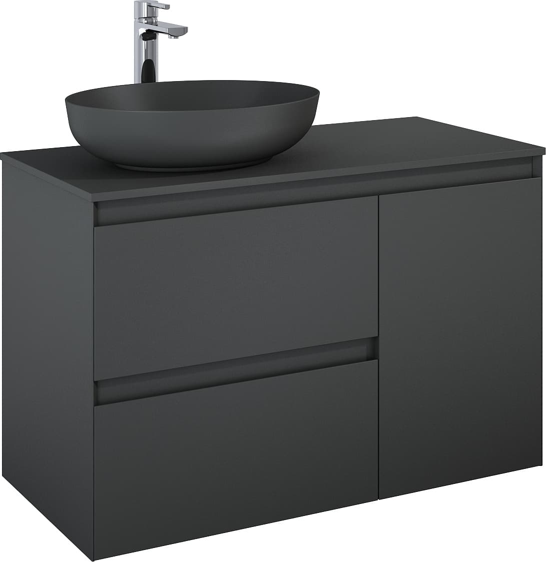 ELITA  RE011006056010   168150  SZAFKA SPLIT 100 2S L CARGO ANTHRACITE MATT PDW   *4 - Powystawowy Chełm