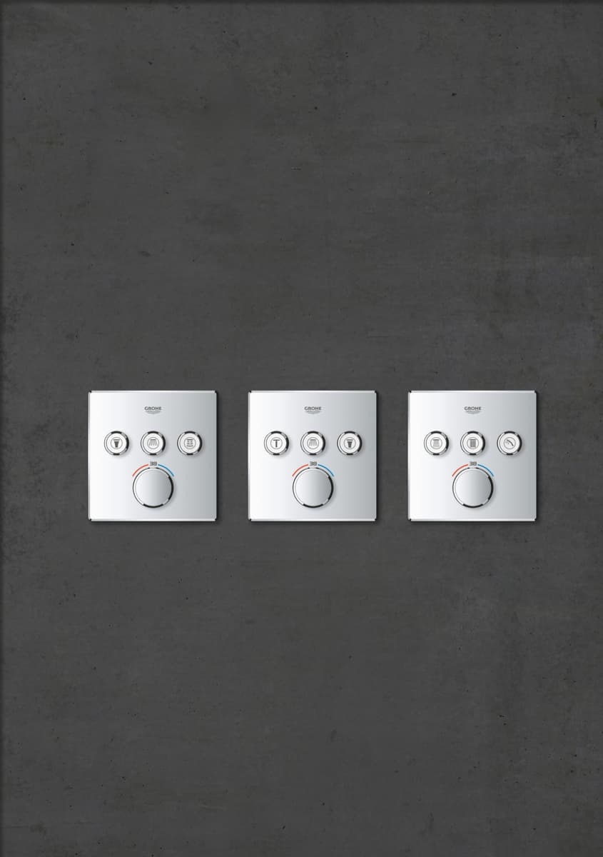 GROHE Grohtherm SmartControl Bateria termostatyczna do obsługi trzech wyjść wody   nr kat. 29126000  **ekspo - Powystawowy Warszawa