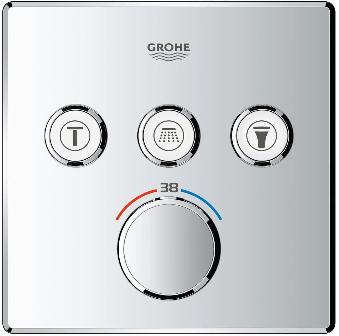 GROHE Grohtherm SmartControl Bateria termostatyczna do obsługi trzech wyjść wody   nr kat. 29126000  **ekspo - Powystawowy Warszawa