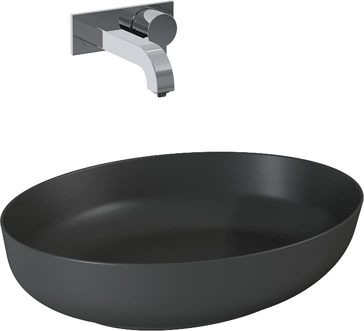 ELITA  RE040520086010   145004  UMYWALKA RIKA 52x40 BLAT, CERAM ANTHRACITE MATT   *50  **ekspo - Powystawowy Chełm