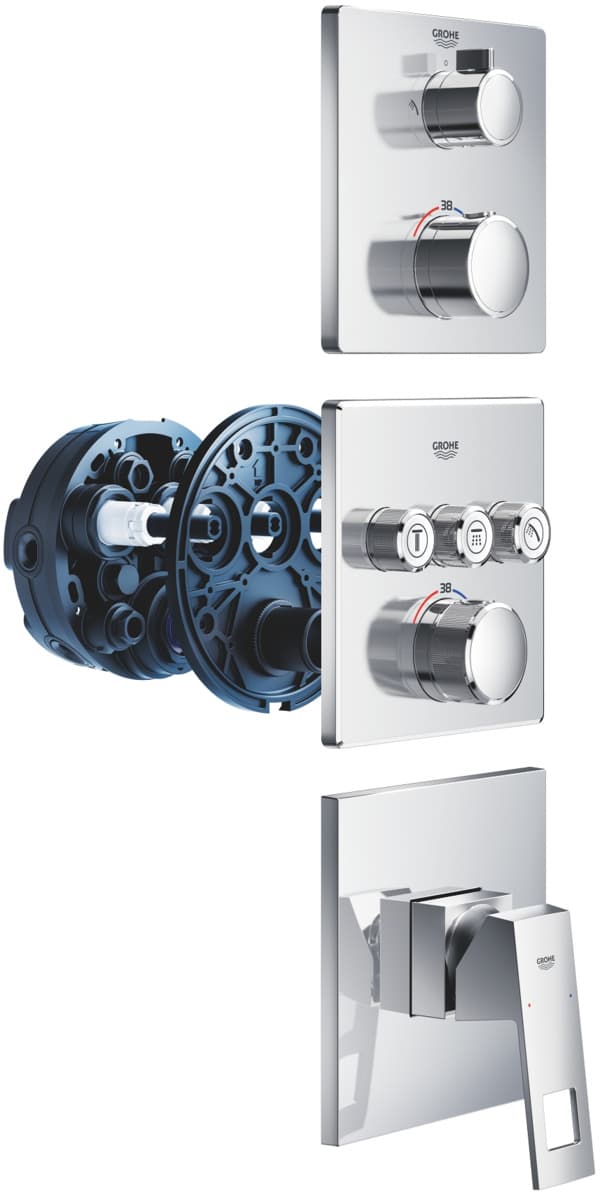 GROHE 24079000 Grohtherm bat.prysznicowa do obsługi 2 wyjść wody  **ekspo - Powystawowy Warszawa