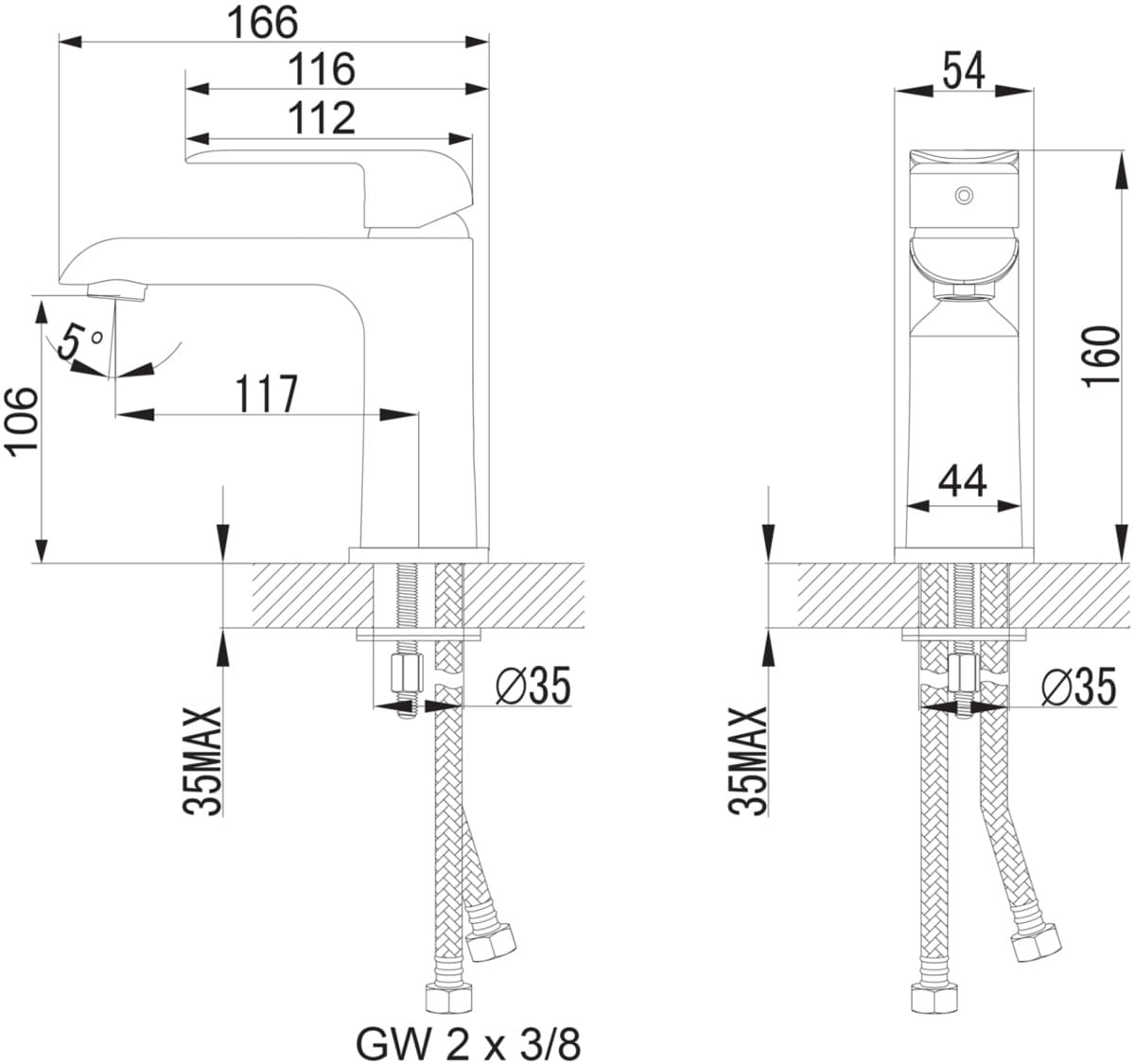 OMNIRES SACRAMENTO bateria umywalkowa SC2310CR chrom - Powystawowy Nowy Sącz