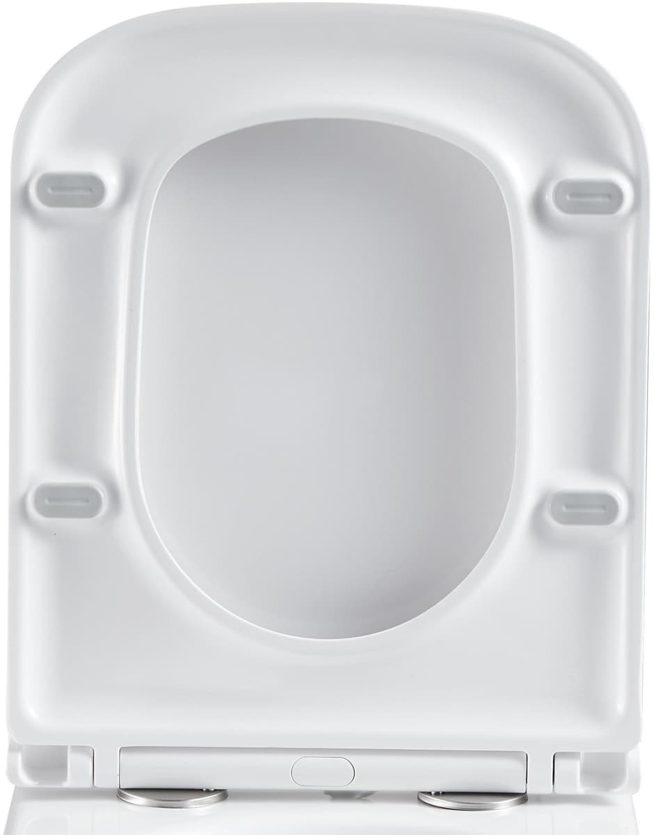 IO GOL PLUS miska wc wisząca Spin Flux plus 490x340x385 mm zabudowana od dołu z deską slim wolnoopadającą z funkcją łatwego wypinania CE.GOLSF.490.102E-UQ3.I - Powystawowy BLU Salon Łazienek Jelenia Góra