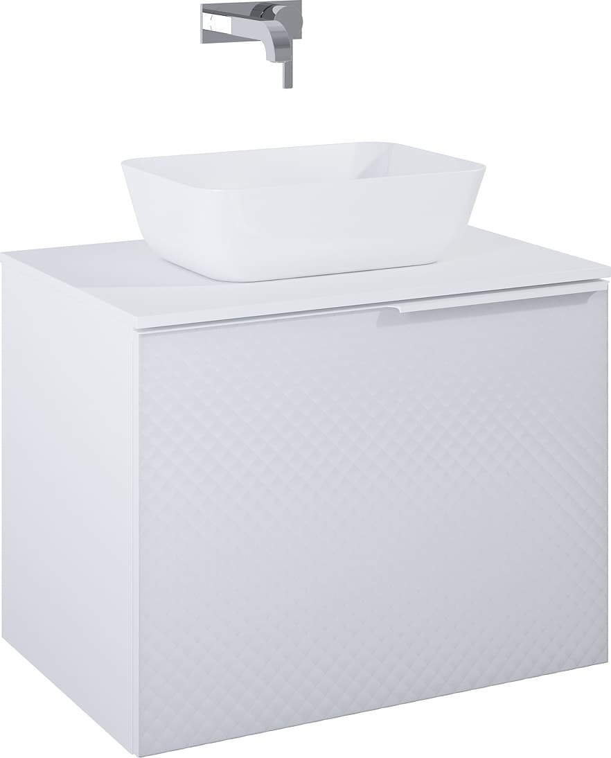 ELITA  RE010700165290   168380  SZAFKA GLAM 70 1S+1S WHITE MATT PDW   *4  **ekspo - Powystawowy Kraków