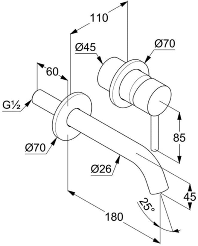 Kludi Bozz 38244N076 + 38243