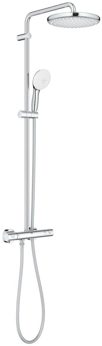 GROHE 26670001 TEMPESTA SYSTEM 250 System prysznicowy z termostatem do montażu ściennego chrom  *nowy indeks - Powystawowy Bochnia