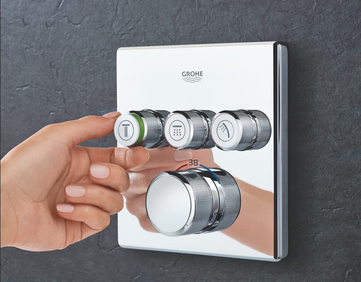 GROHE Grohtherm SmartControl Bateria termostatyczna do obsługi trzech wyjść wody   nr kat. 29126000  **ekspo - Powystawowy Warszawa