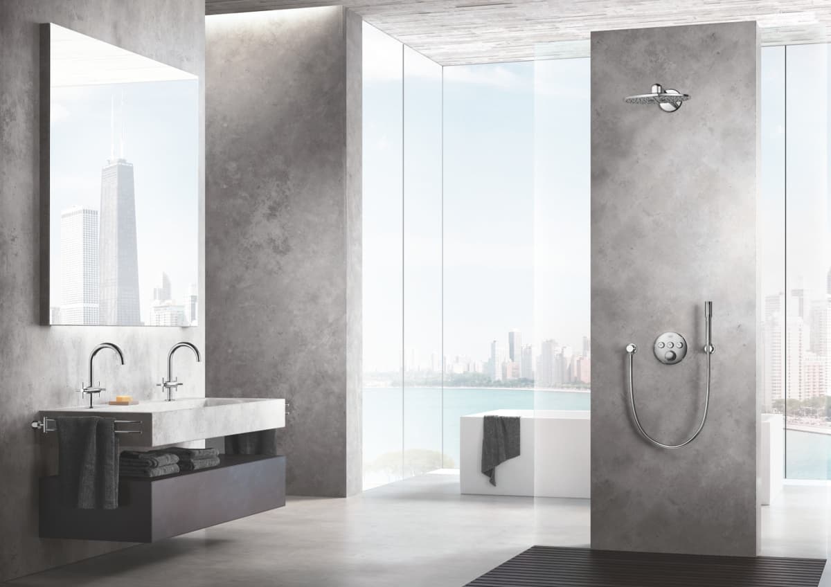 GROHE Smart Control podtynkowa  bateria termostatyczna okrągła do obsługi trzech wyjść  29121000 chrom  **ekspo - Powystawowy Tarnobrzeg