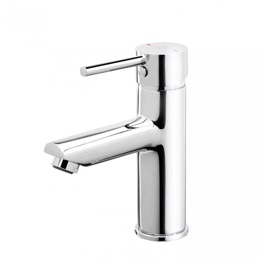 FDESIGN FLUSSO Bateria umywalkowa stojąca  w komplecie z korkiem click-clack chrom FD1-FLS-2-11 - Powystawowy Kalisz
