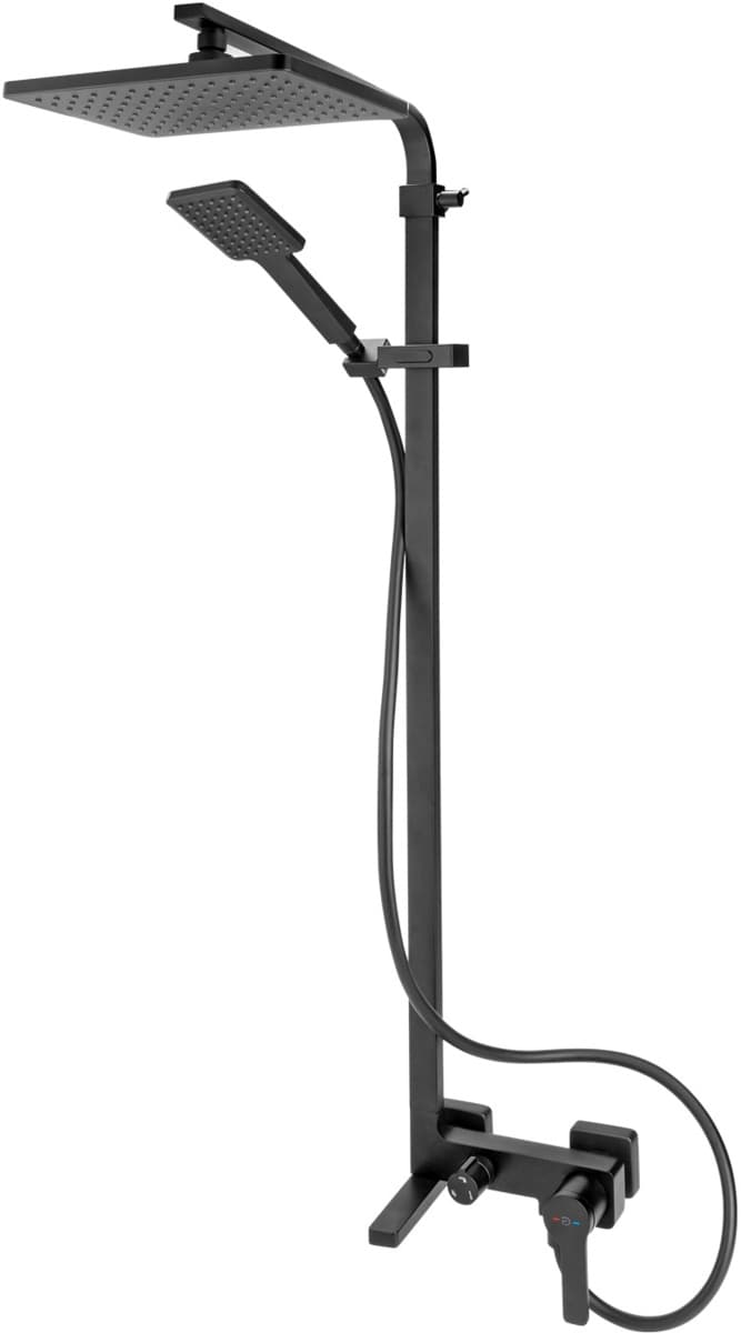 FDESIGN ORIGIO System natryskowy natynkowy czarny FD5-ORG-7U-22 - Powystawowy Cieszyn