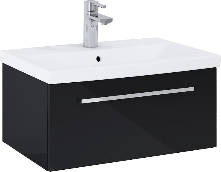 ELITA  167644  SZAFKA KWADRO PLUS 60 1S BLACK HG PDW   *14   wycofane, dostępne do wyczerpania zapasów - Powystawowy Białystok
