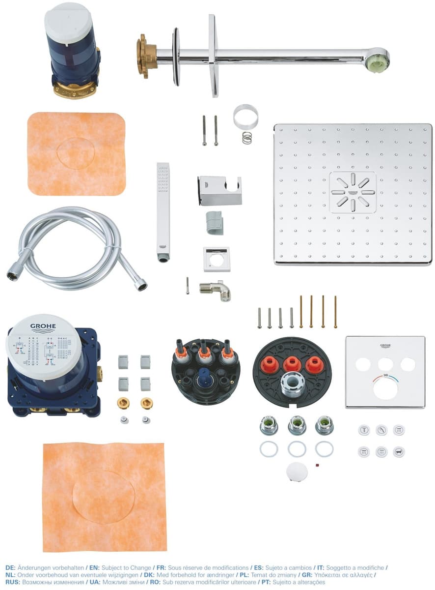 GROHE 34706000 zestaw prysznicowy Rainshower 310 SmartActive Cube Grotherm  **ekspo - Powystawowy Katowice