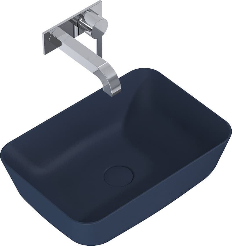 ELITA  RE040460037030   146029  UMYWALKA RENI 46x33 BLAT, CERAM NAVY BLUE MATT   *46 - Powystawowy Zielona Góra