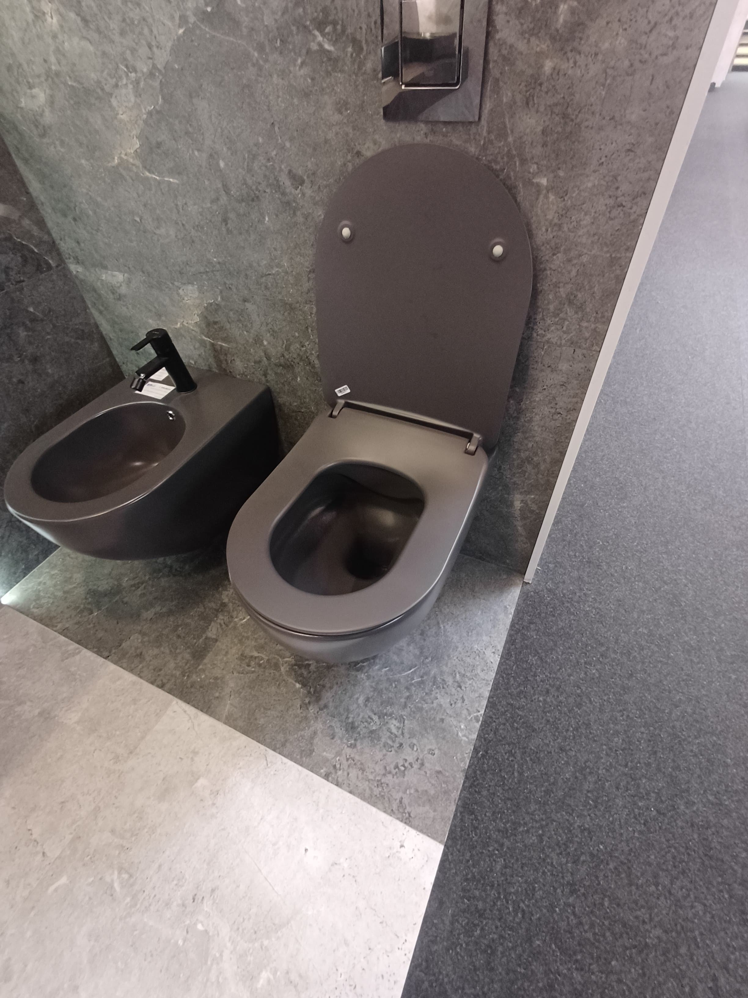 DEANTE MISKA WISZĄCA BEZKOŁNIERZOWA PEONIA ZERO NEW ANTRACYT CDE DZPW - Powystawowy Lubliniec
