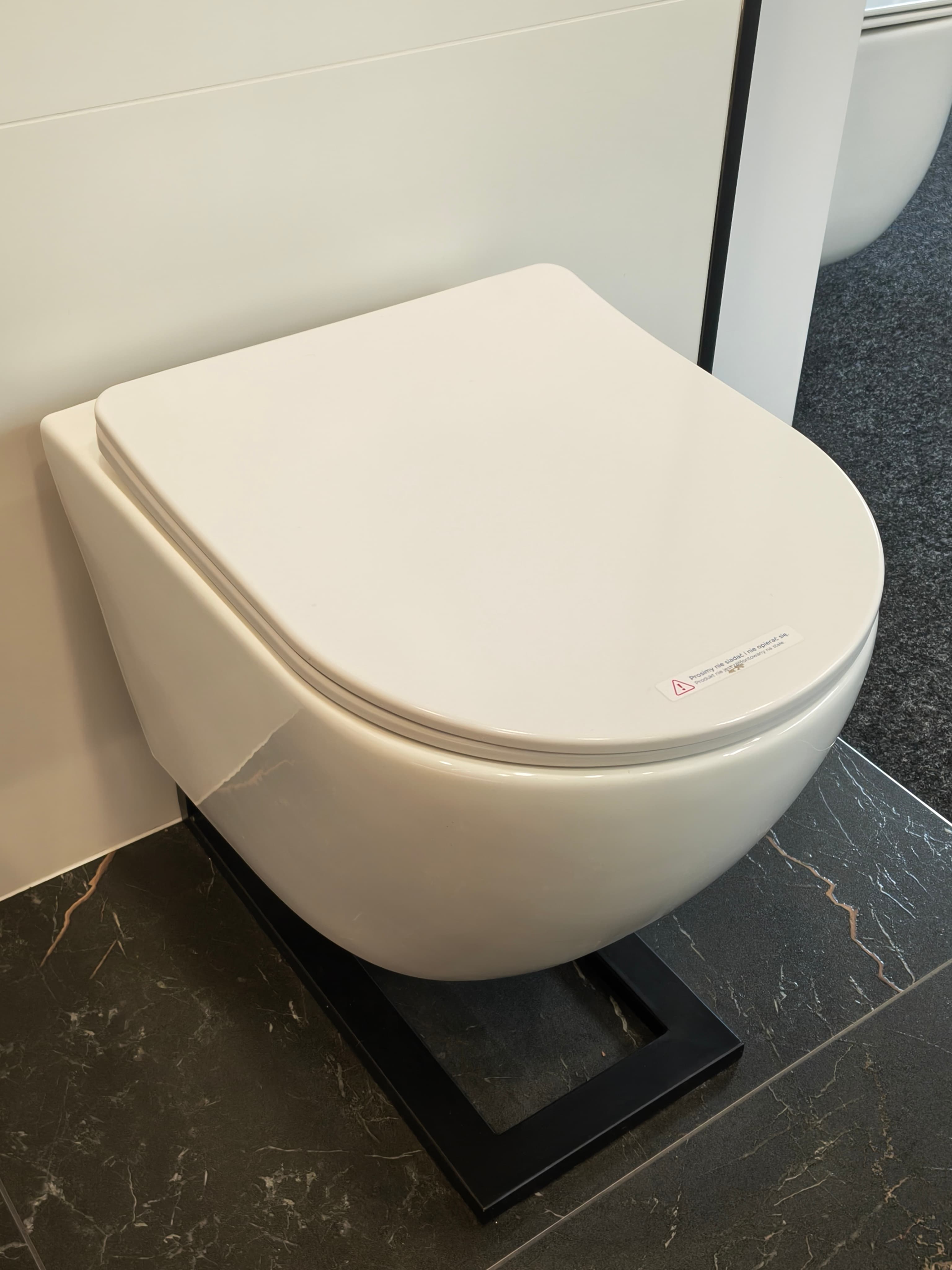 IO FROYA miska wc wisząca Rimless 490x365 mm z deską slim wolnoopadającą z funkcją łatwego wypinania CE.FROWC490 *16*W dostępna na indeksie OI-CS-CEFRO490046ENR.I **ekspo - Powystawowy Poznań