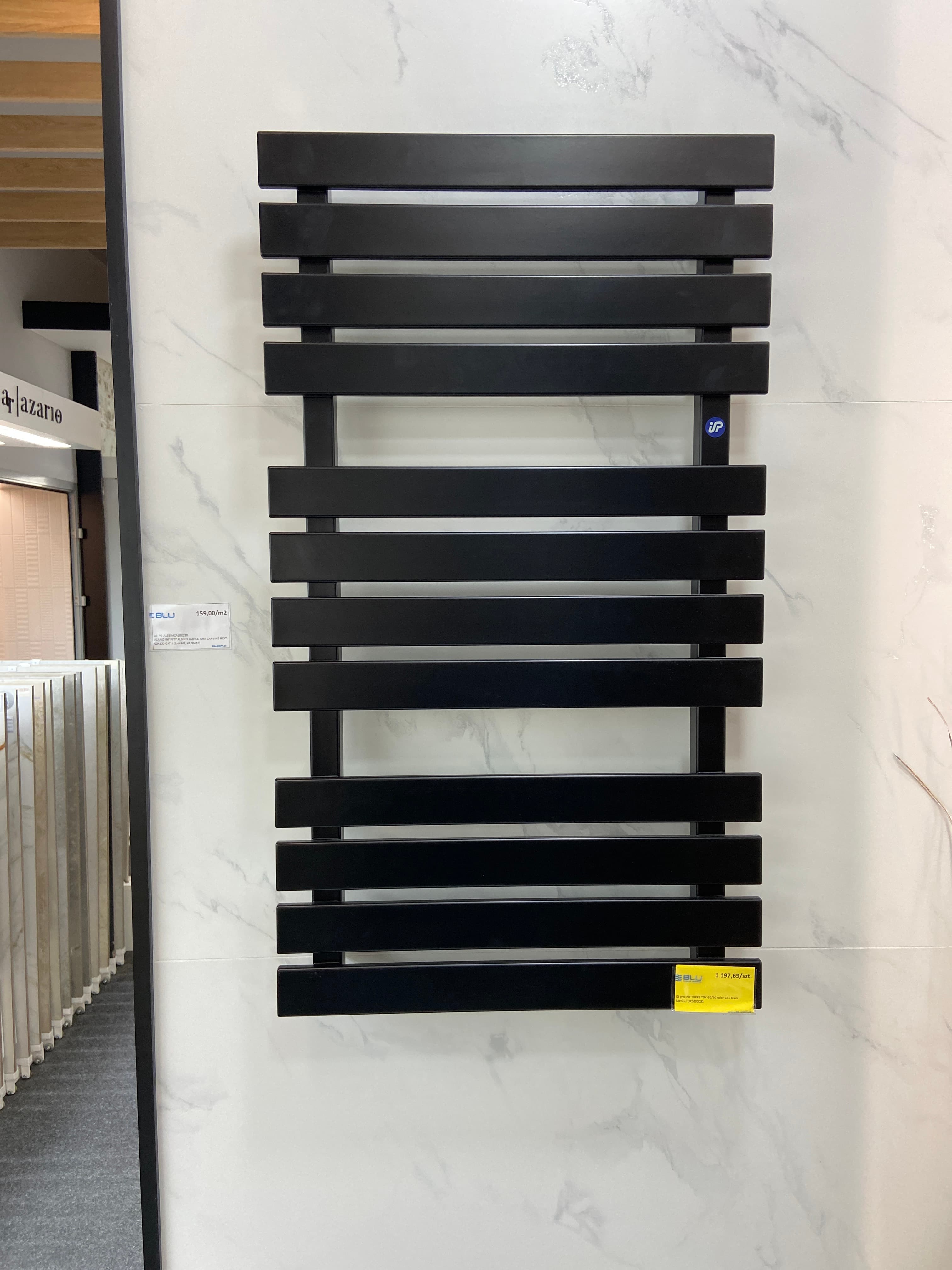 IO grzejnik TOKKE TOK-50/90 kolor C31 Black Mat GL.TOK5090C31 *W **ekspo - Powystawowy Dębica