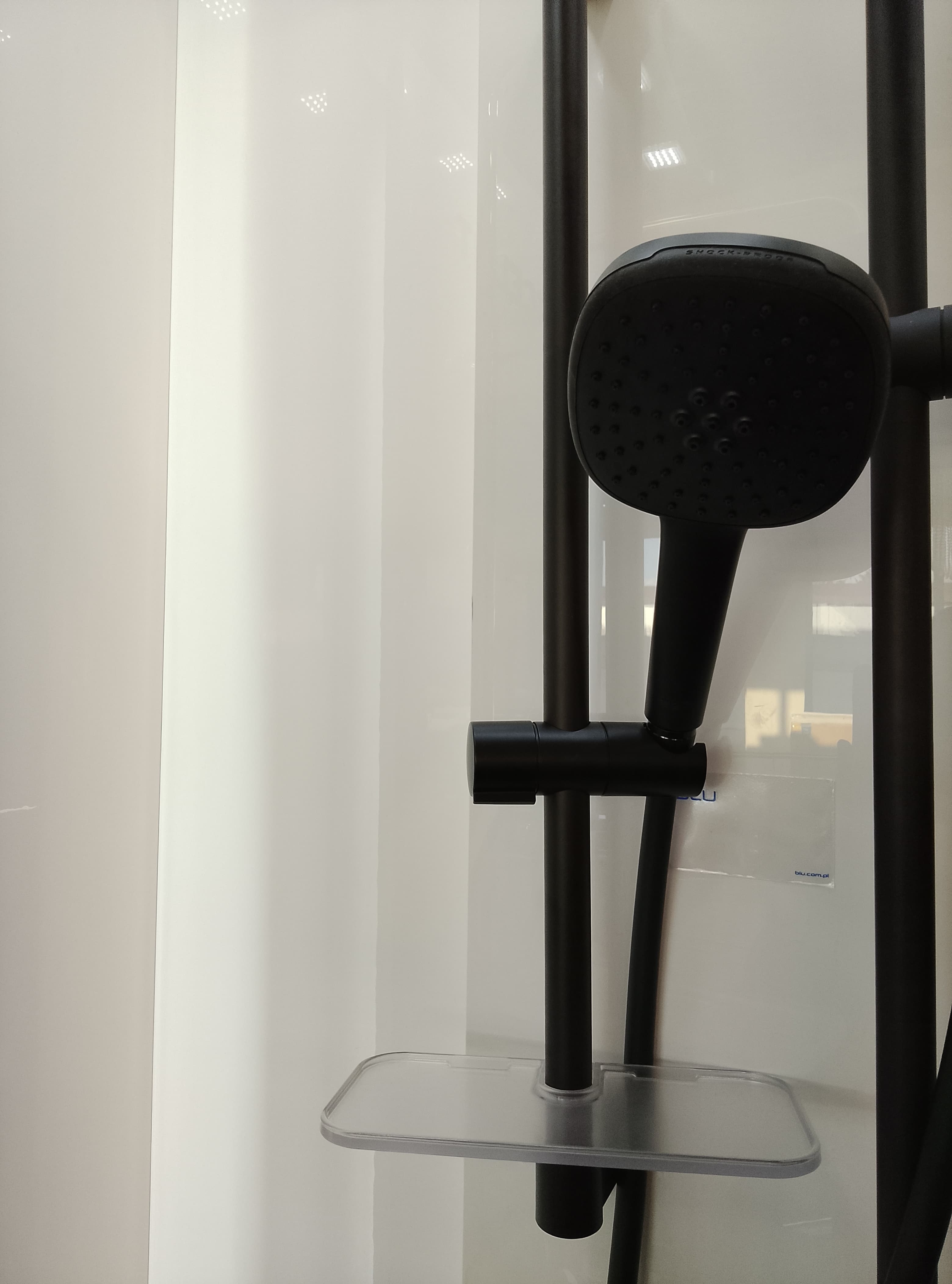 GROHE 267482433 TEMPESTA CUBE 110 Zestaw z drążkiem prysznicowym, 2 strumienie matte black - Powystawowy Kalisz
