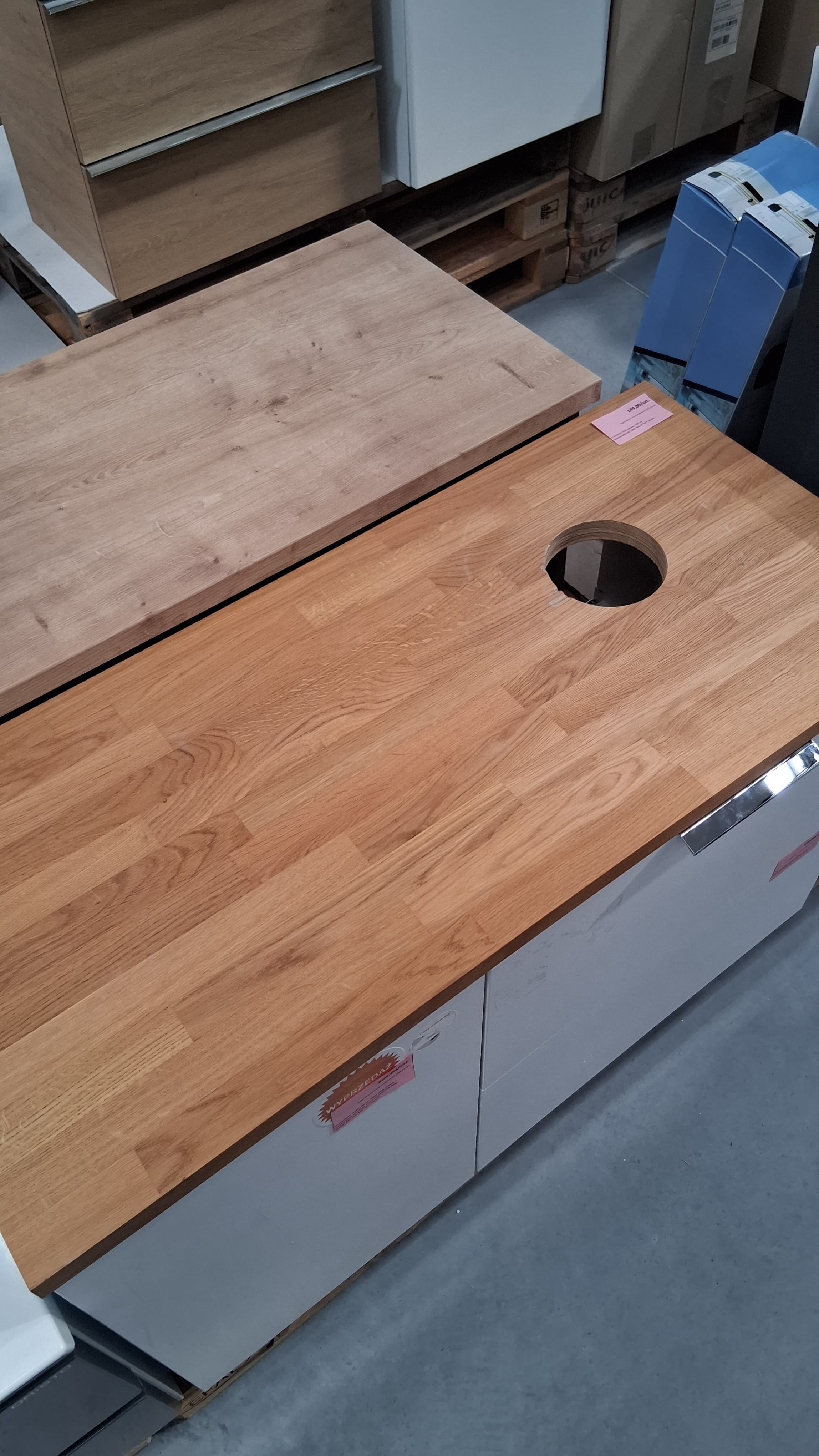 IO Modular blat dębowy 100 cm olejowany BD100.1000.460.28 *W **ekspo - Powystawowy Białystok