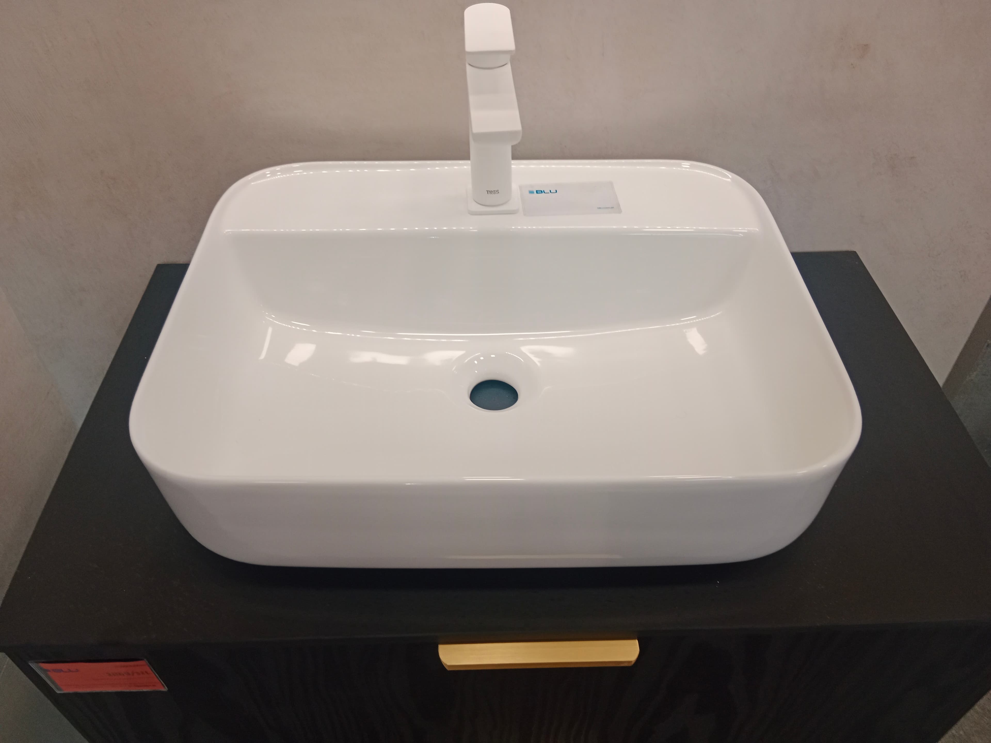 ELITA RE040500148060 145082 UMYWALKA ENZO 50x40 BLAT, CERAM WHITE P *30 - Powystawowy Zamość