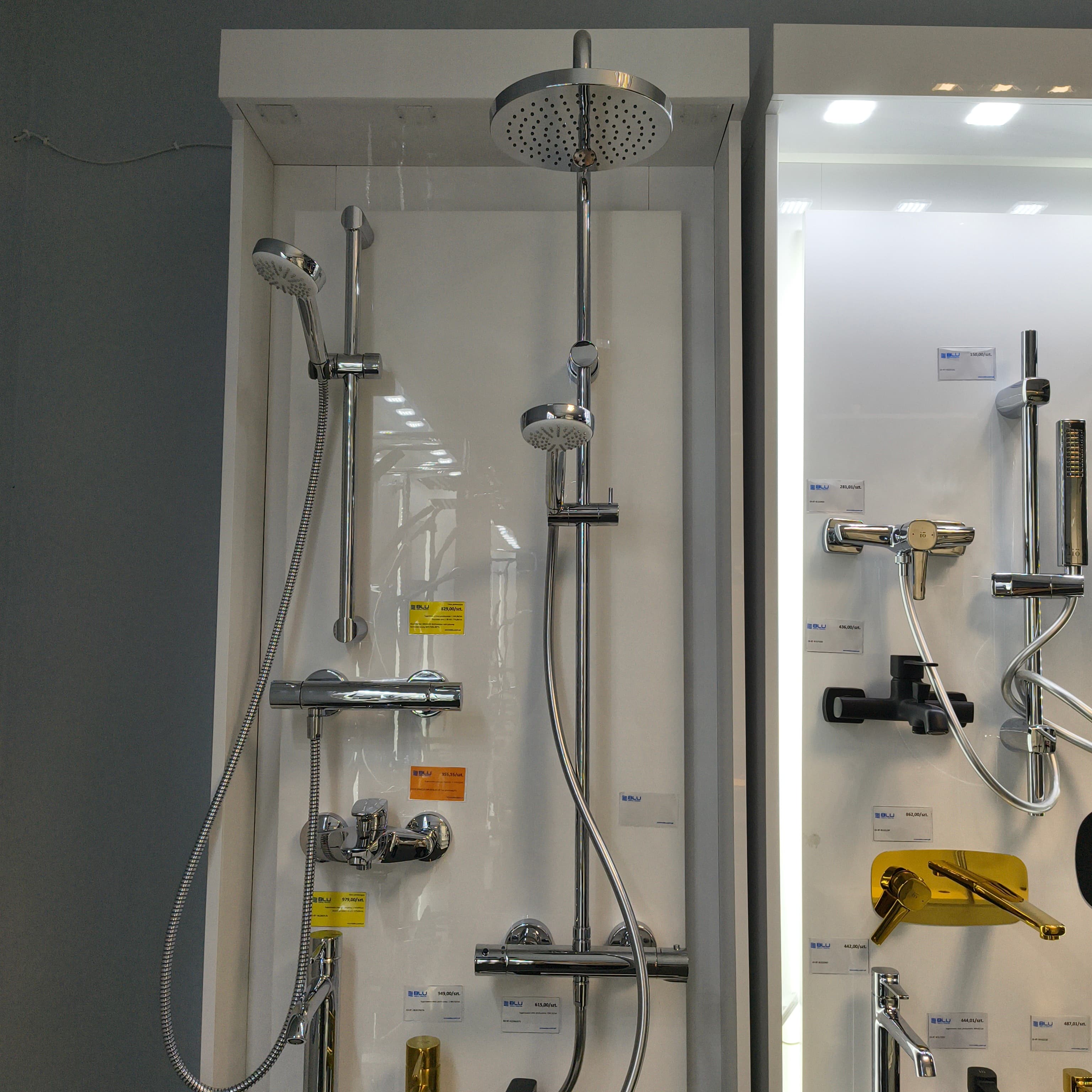 KLUDI LOGO DUAL SHOWER SYSTEM z termostatem Basic, 1 S 6809405-00 *5 - Powystawowy Mława